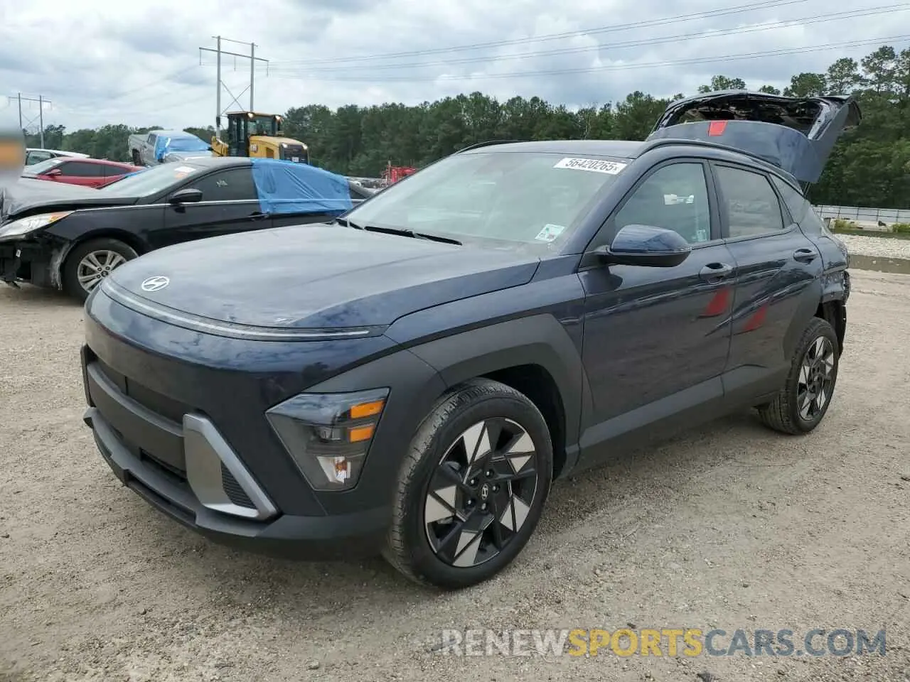 1 Photograph of a damaged car KM8HB3AB8RU140507 HYUNDAI KONA 2024