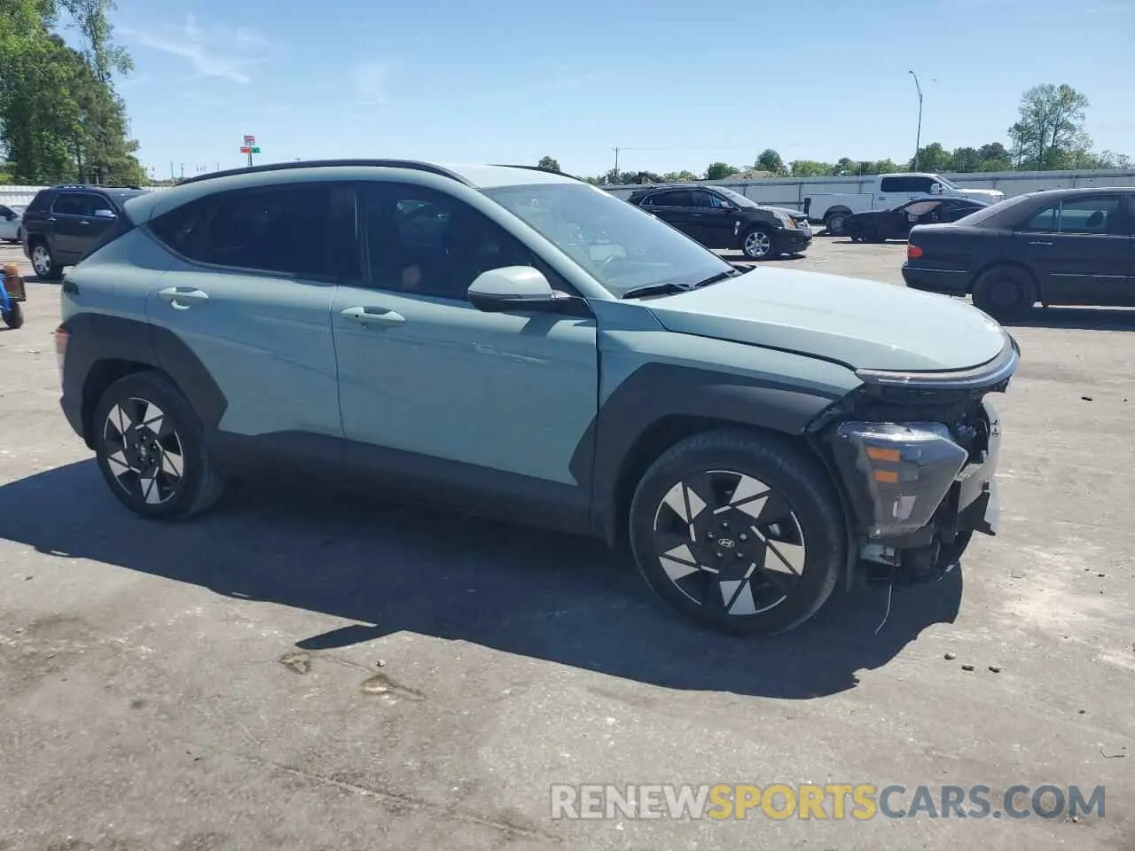 4 Photograph of a damaged car KM8HB3AB9RU181826 HYUNDAI KONA 2024