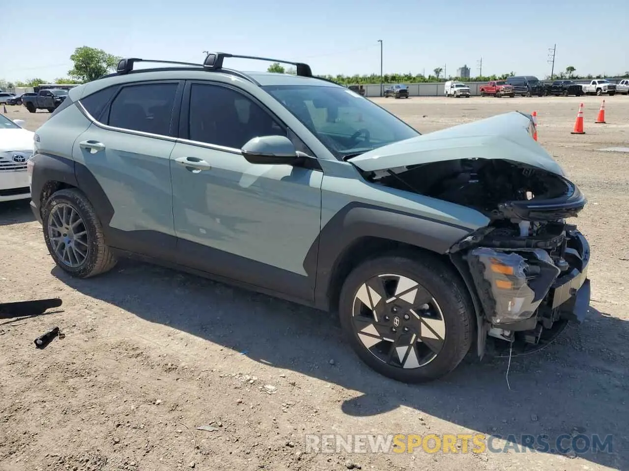 4 Photograph of a damaged car KM8HB3ABXRU056625 HYUNDAI KONA 2024