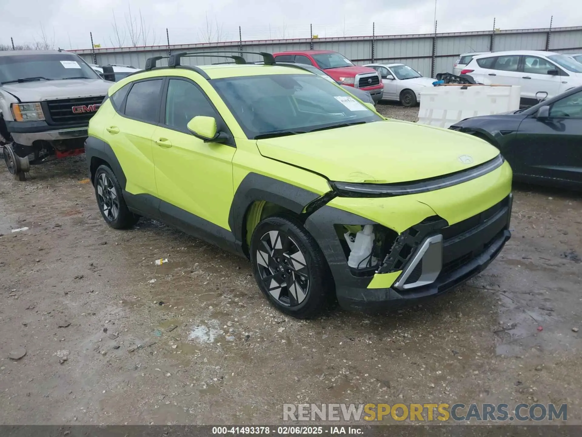 1 Photograph of a damaged car KM8HB3ABXRU104978 HYUNDAI KONA 2024