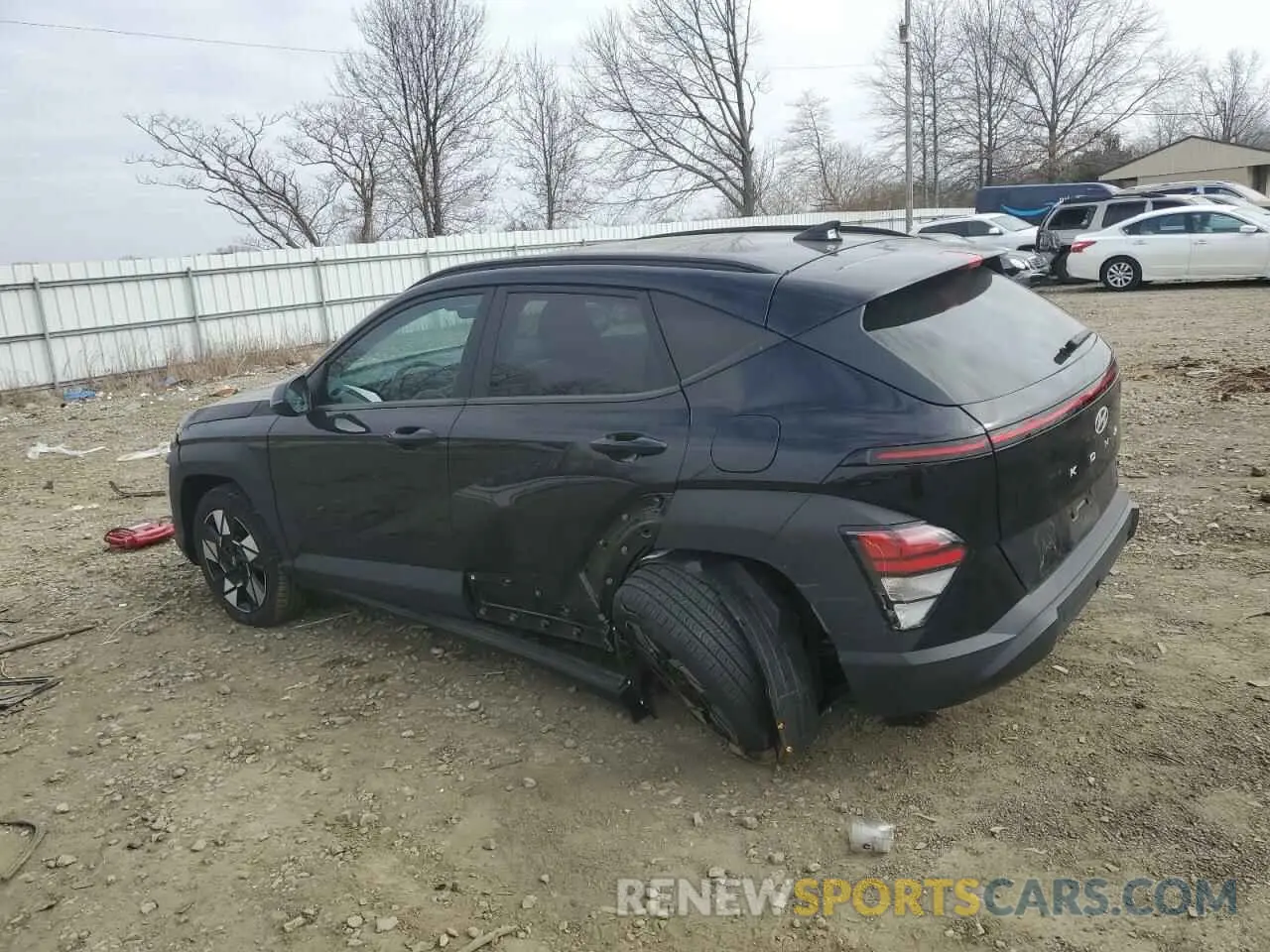 2 Photograph of a damaged car KM8HBCAB0RU083557 HYUNDAI KONA 2024