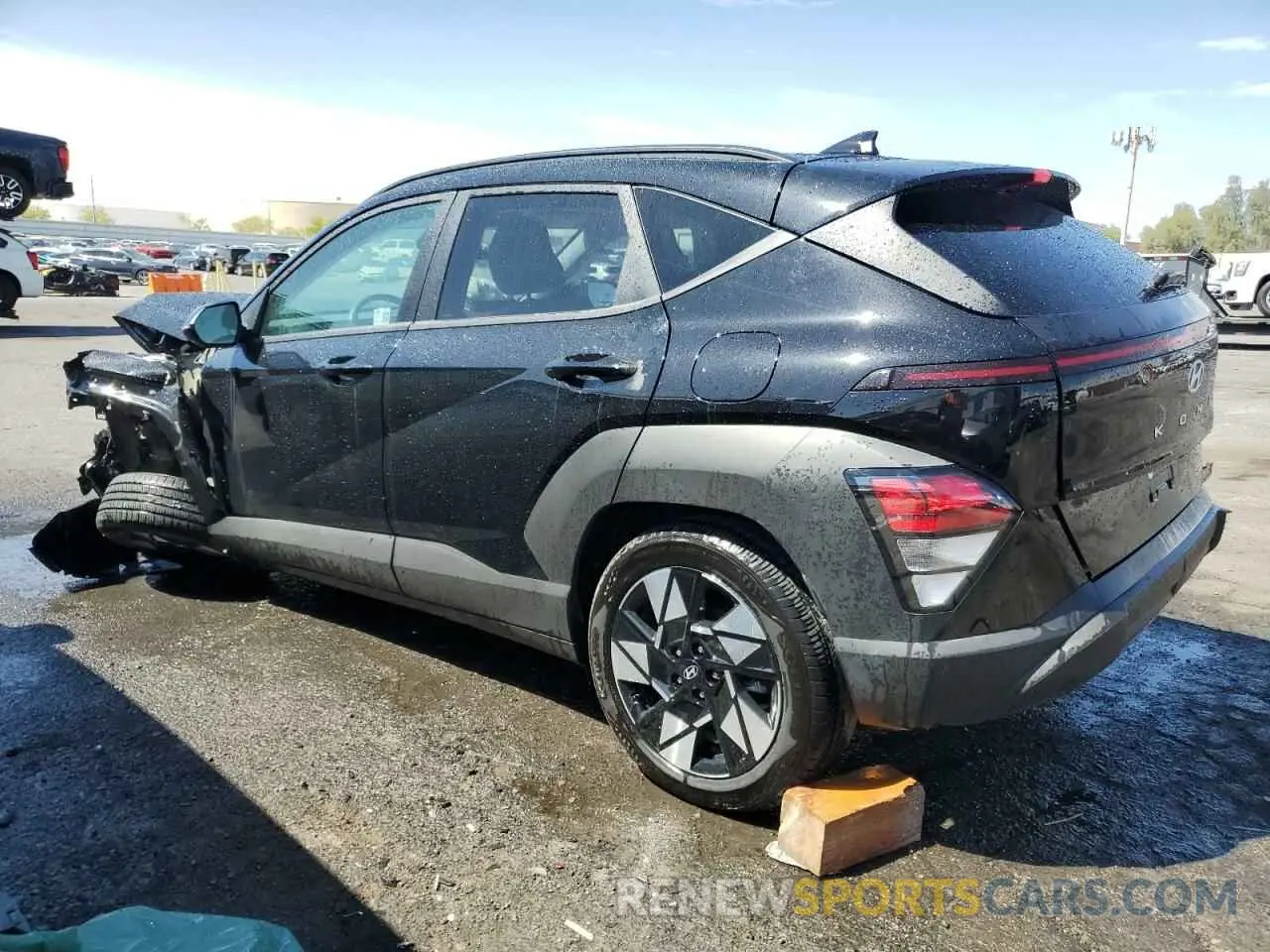 2 Photograph of a damaged car KM8HBCAB0RU151663 HYUNDAI KONA 2024