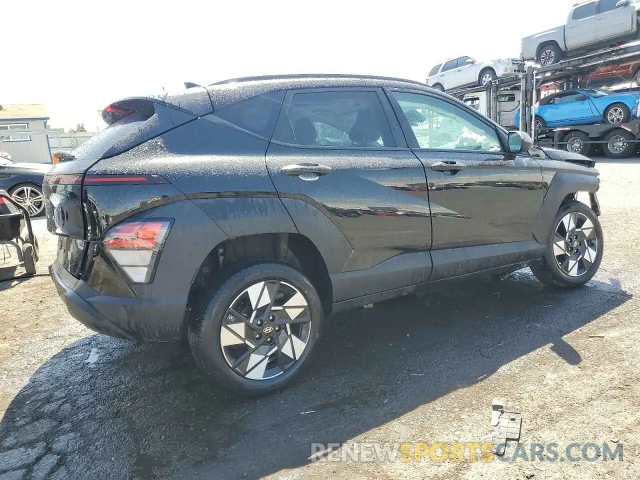 3 Photograph of a damaged car KM8HBCAB0RU151663 HYUNDAI KONA 2024