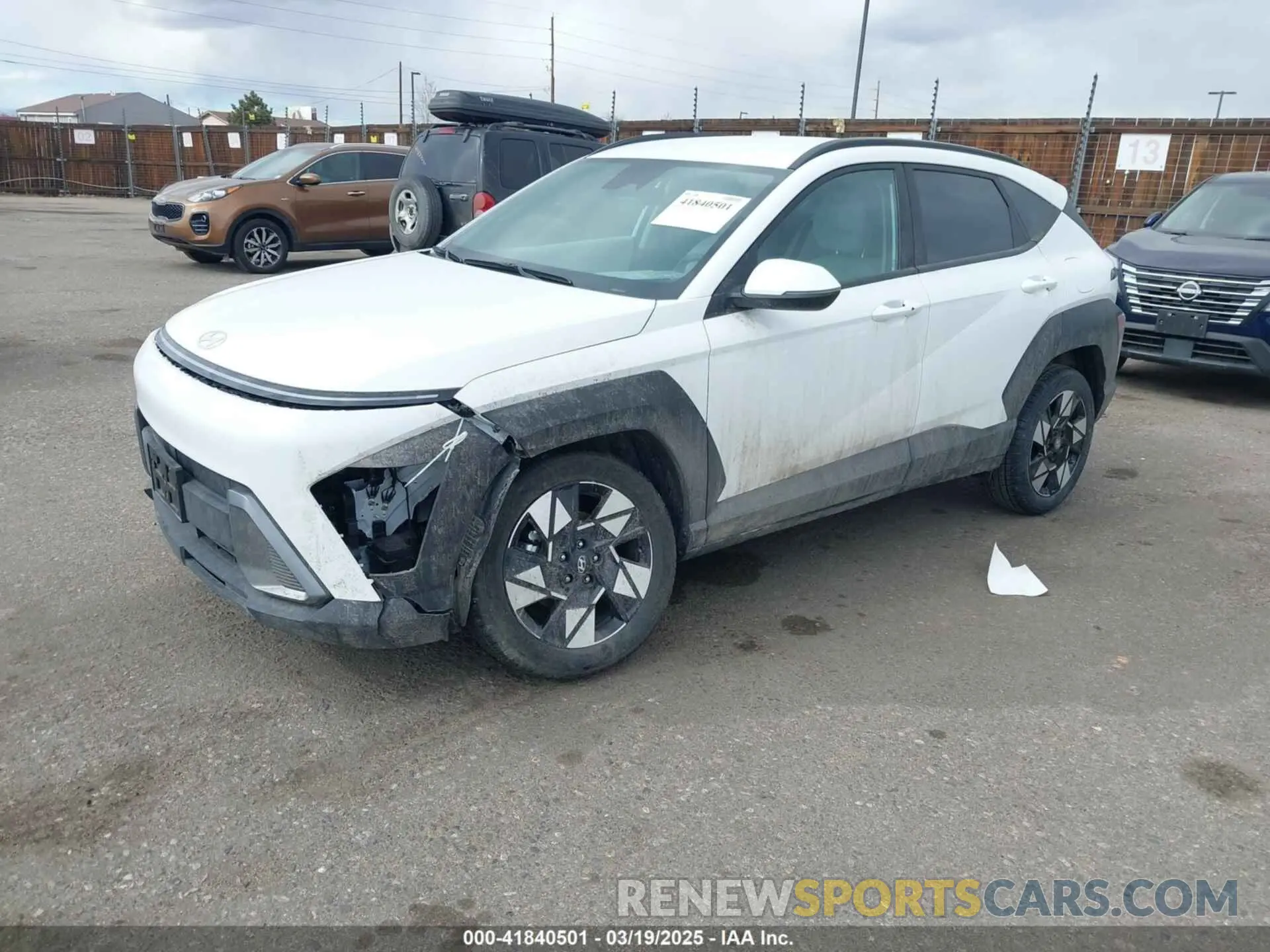 2 Photograph of a damaged car KM8HBCAB0RU179687 HYUNDAI KONA 2024