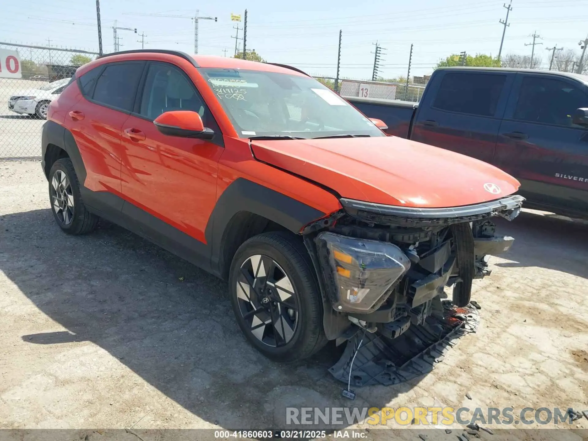 1 Photograph of a damaged car KM8HBCAB1RU147590 HYUNDAI KONA 2024