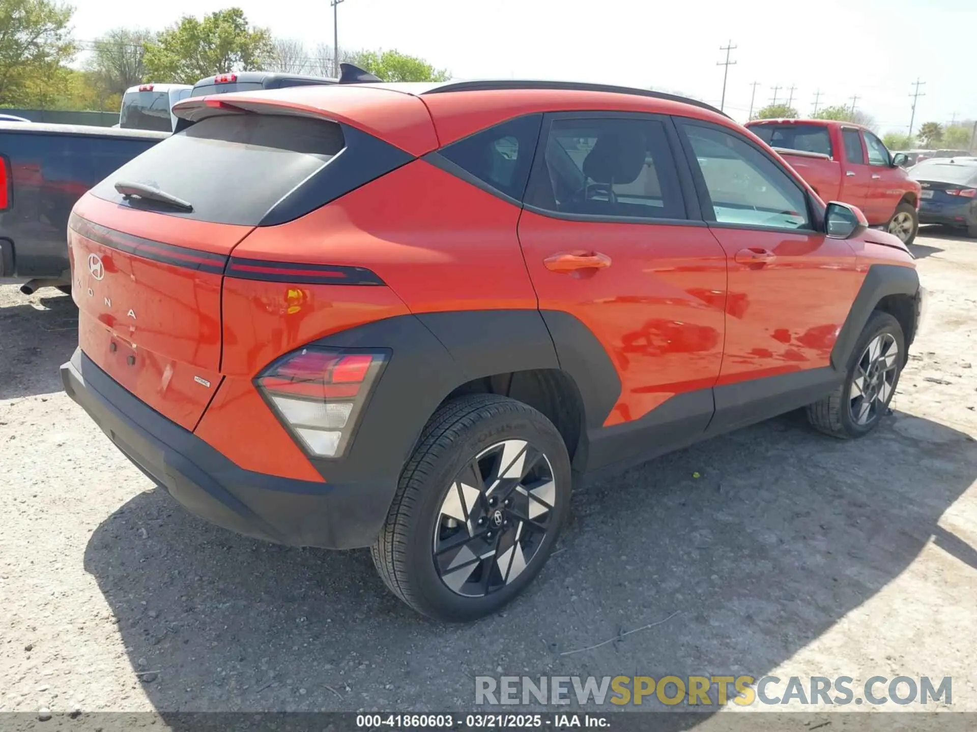 4 Photograph of a damaged car KM8HBCAB1RU147590 HYUNDAI KONA 2024