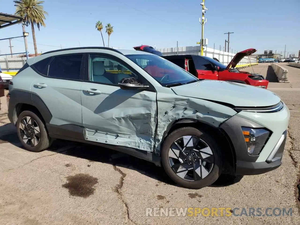 4 Photograph of a damaged car KM8HBCAB1RU165992 HYUNDAI KONA 2024