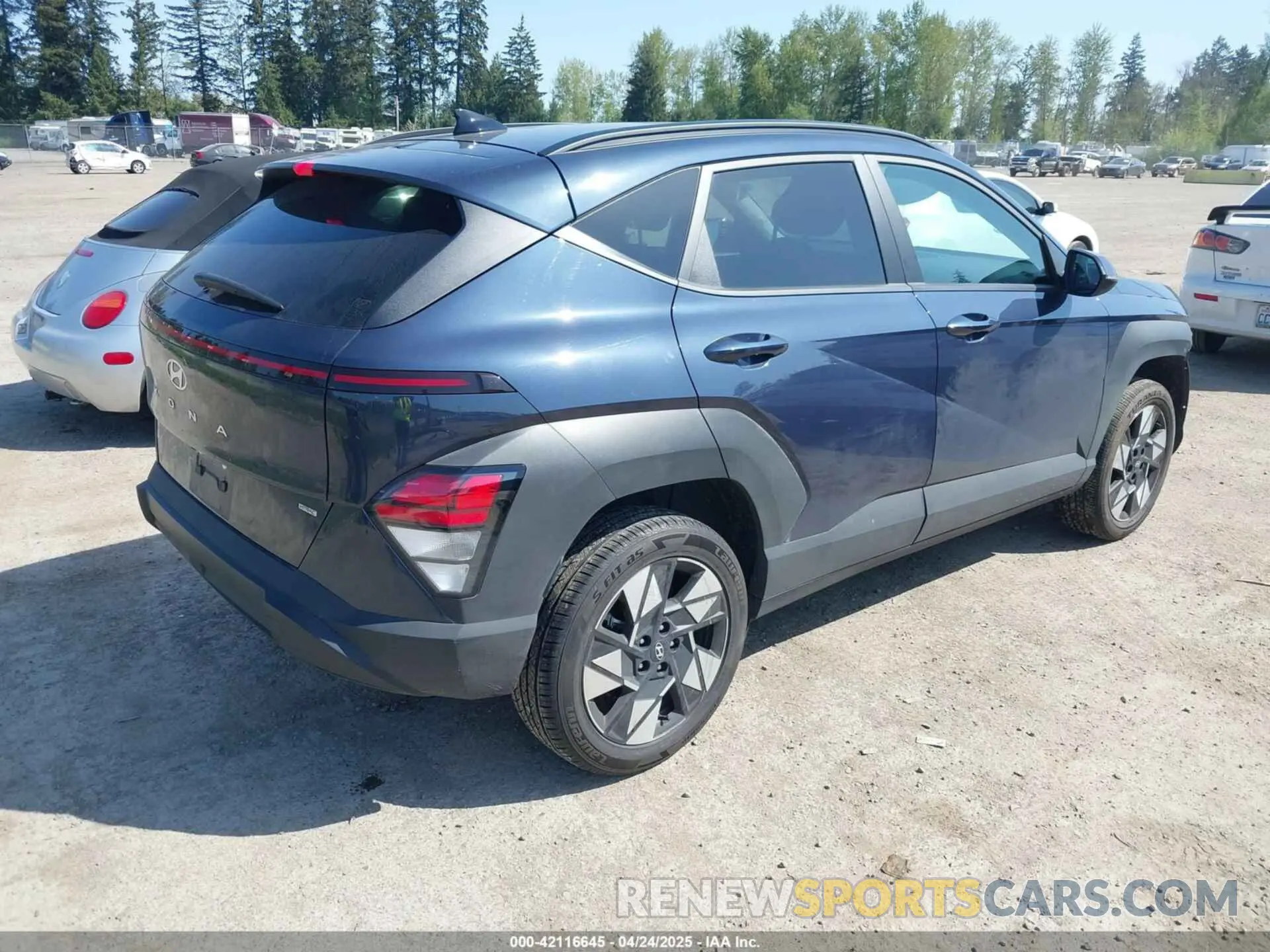 4 Photograph of a damaged car KM8HBCAB2RU133634 HYUNDAI KONA 2024
