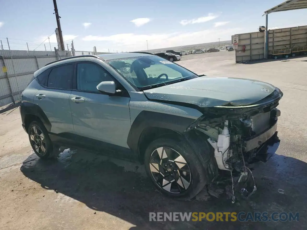 4 Photograph of a damaged car KM8HBCAB3RU075274 HYUNDAI KONA 2024