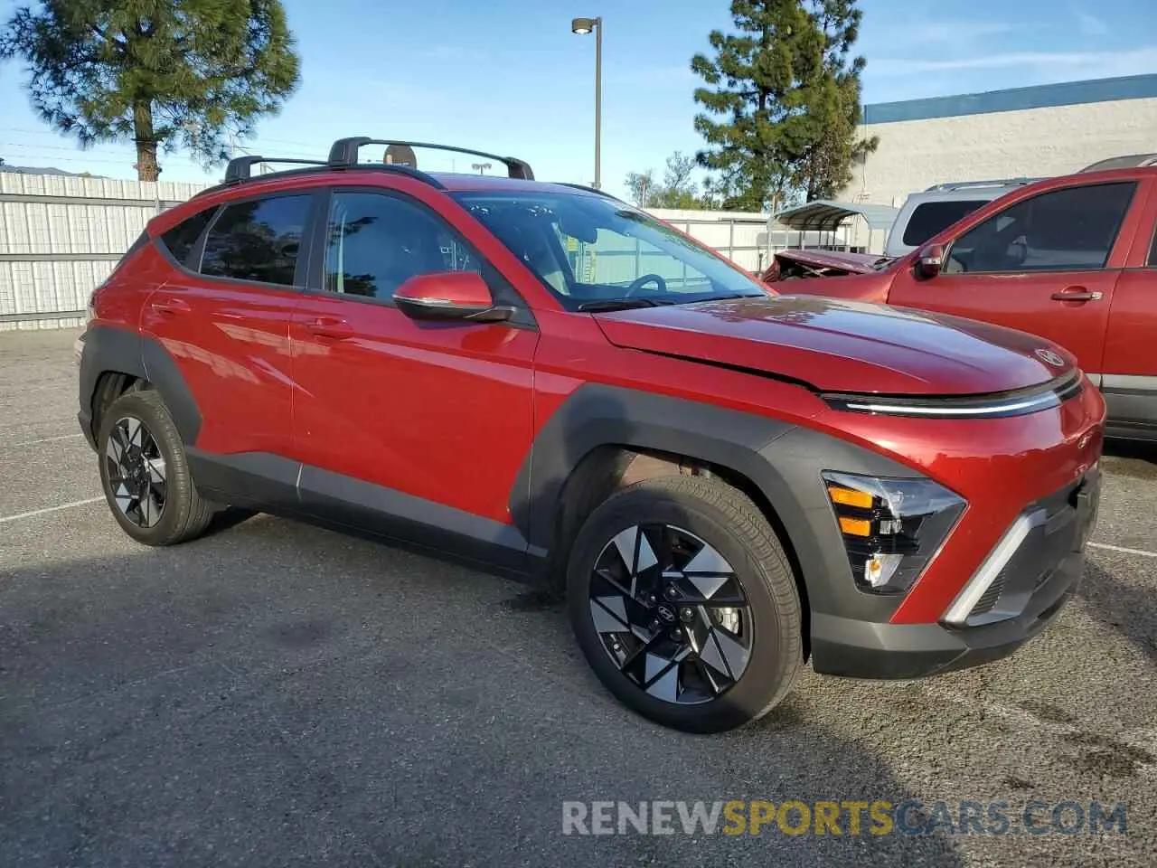 4 Photograph of a damaged car KM8HBCAB4RU055552 HYUNDAI KONA 2024