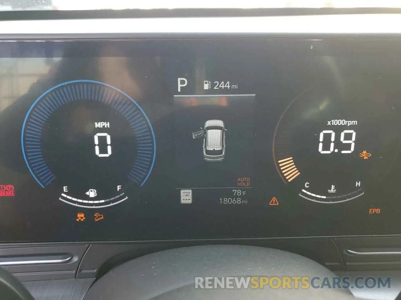 9 Photograph of a damaged car KM8HBCAB4RU055552 HYUNDAI KONA 2024