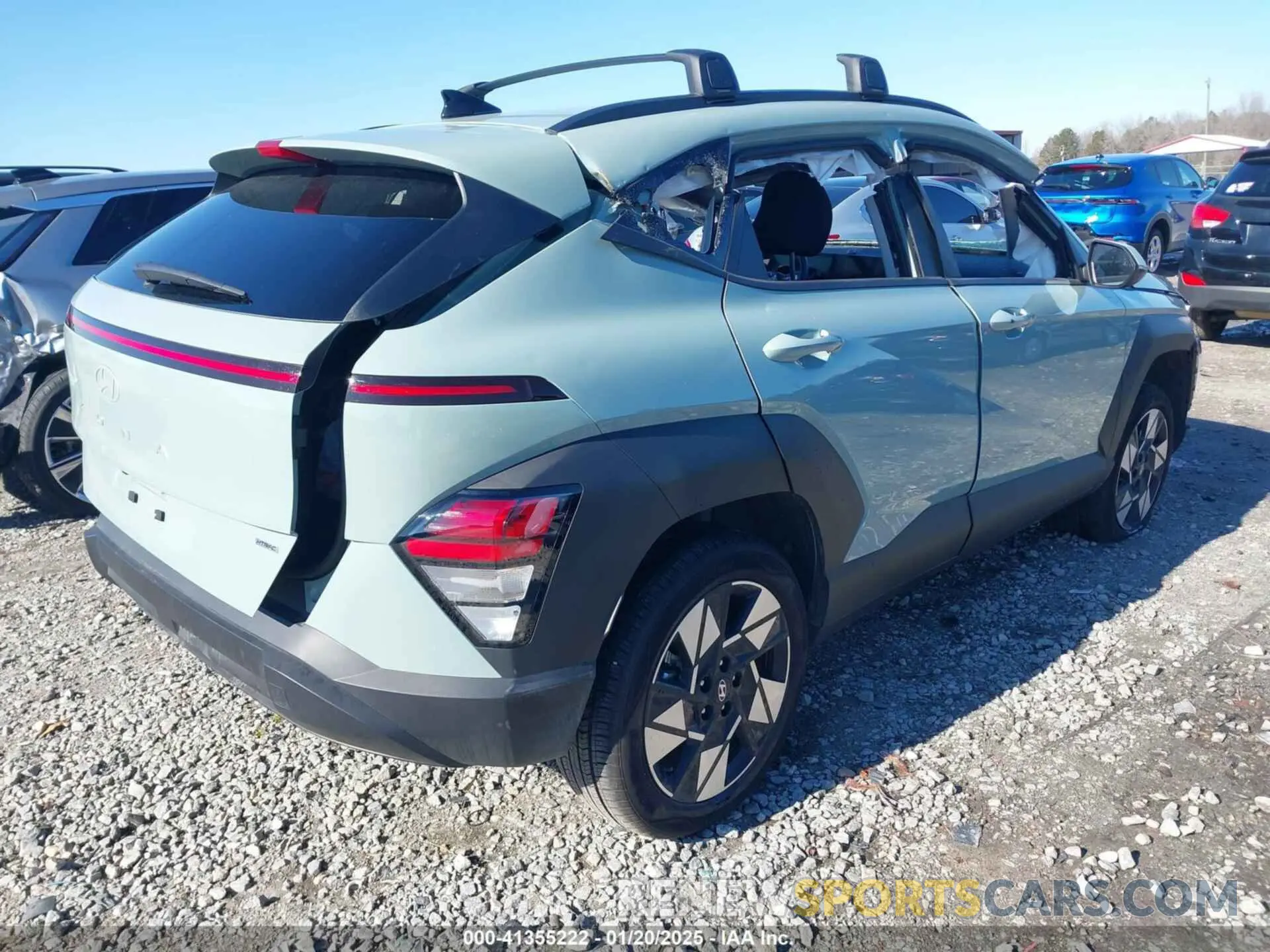 4 Фотография поврежденного автомобиля KM8HBCAB4RU162309 HYUNDAI KONA 2024