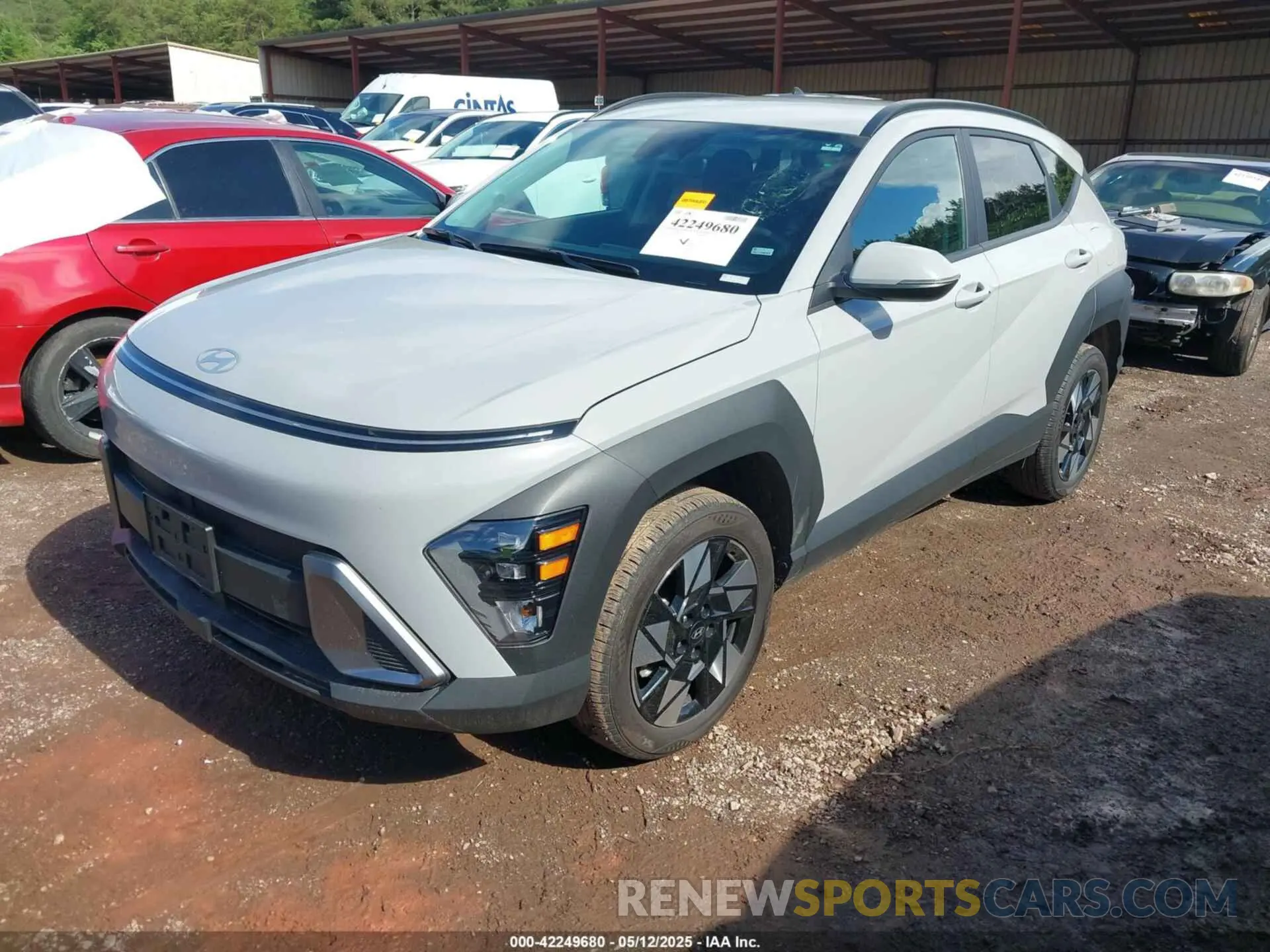 2 Photograph of a damaged car KM8HBCAB6RU105349 HYUNDAI KONA 2024