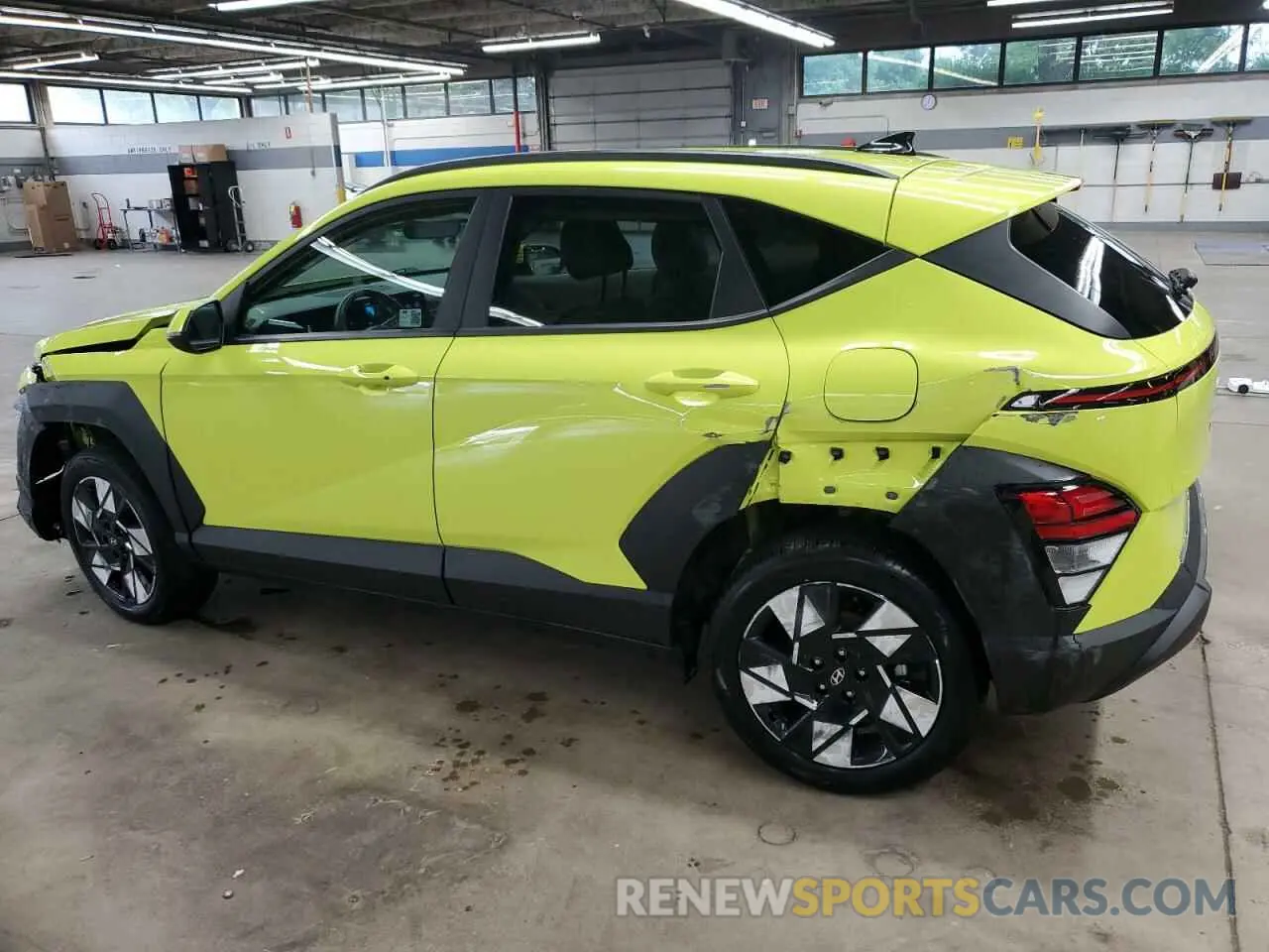 2 Photograph of a damaged car KM8HBCAB8RU127305 HYUNDAI KONA 2024