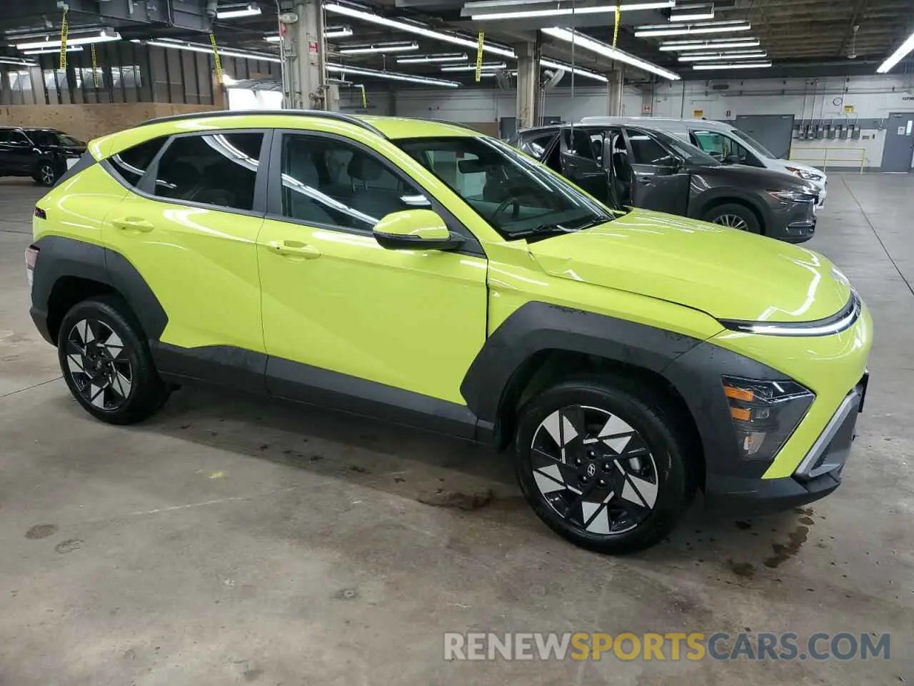 4 Photograph of a damaged car KM8HBCAB8RU127305 HYUNDAI KONA 2024