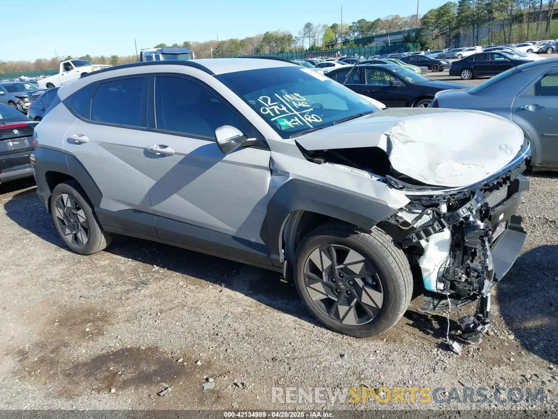 1 Photograph of a damaged car KM8HBCAB9RU138149 HYUNDAI KONA 2024