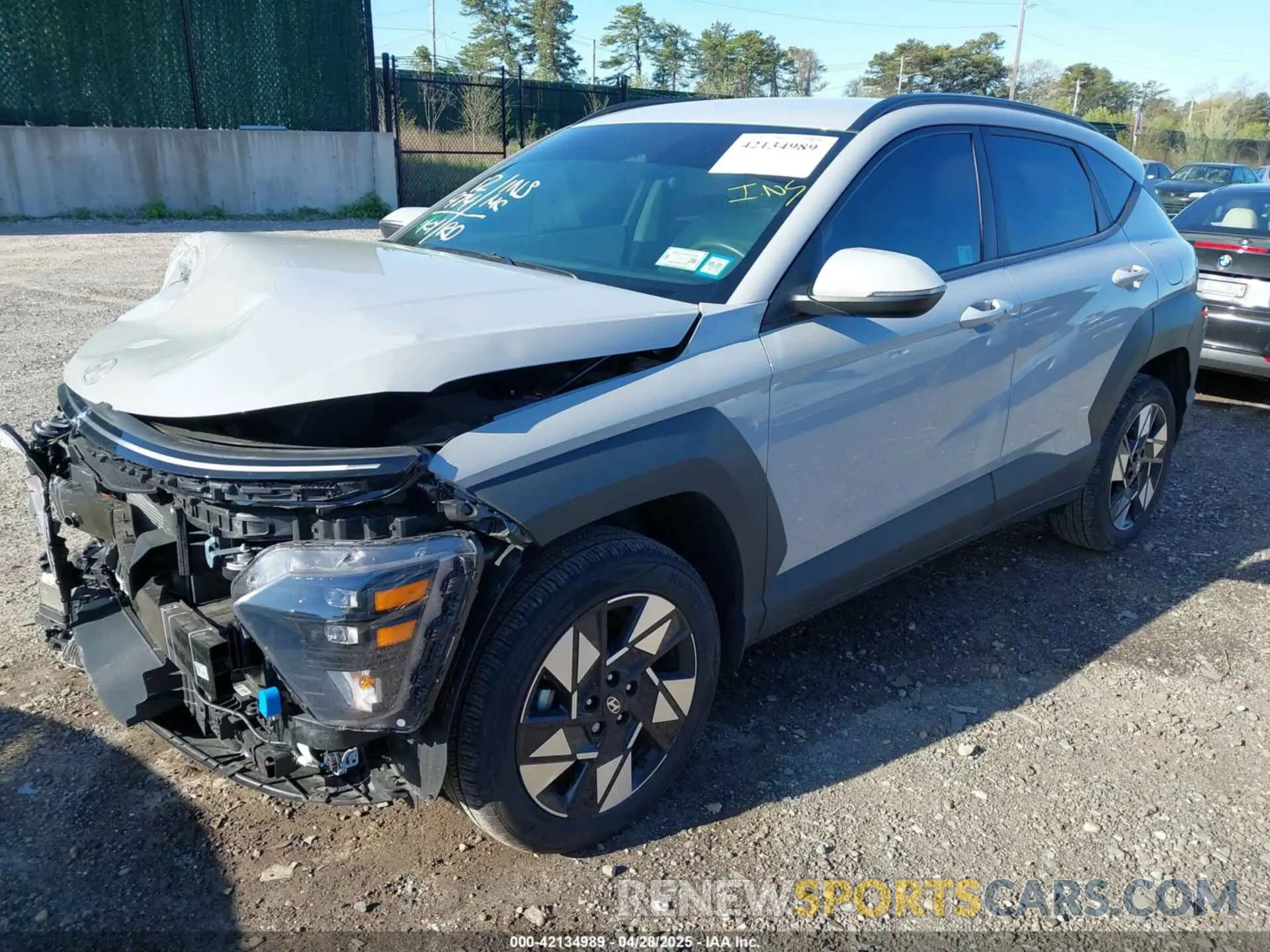 2 Photograph of a damaged car KM8HBCAB9RU138149 HYUNDAI KONA 2024