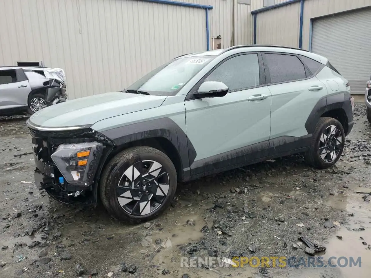 1 Photograph of a damaged car KM8HBCABXRU071075 HYUNDAI KONA 2024