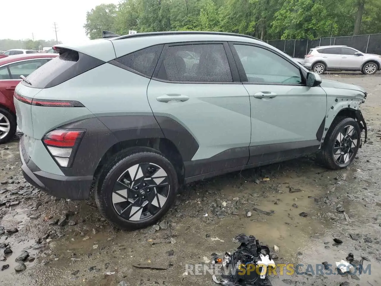 3 Photograph of a damaged car KM8HBCABXRU071075 HYUNDAI KONA 2024