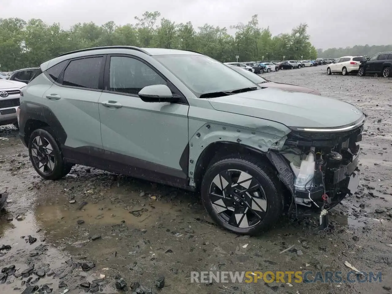 4 Photograph of a damaged car KM8HBCABXRU071075 HYUNDAI KONA 2024