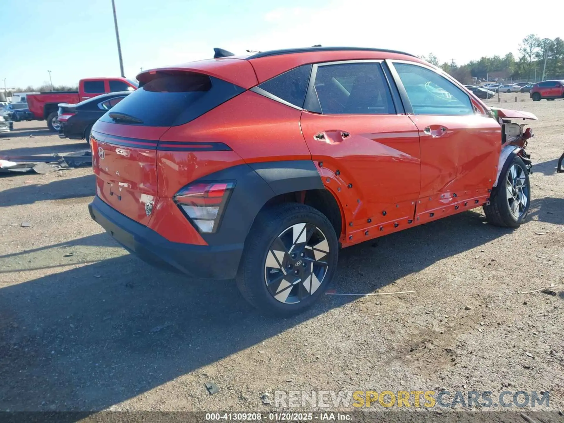 4 Photograph of a damaged car KM8HBCABXRU096414 HYUNDAI KONA 2024