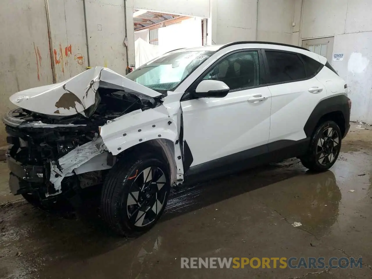 1 Photograph of a damaged car KM8HBCABXRU174898 HYUNDAI KONA 2024