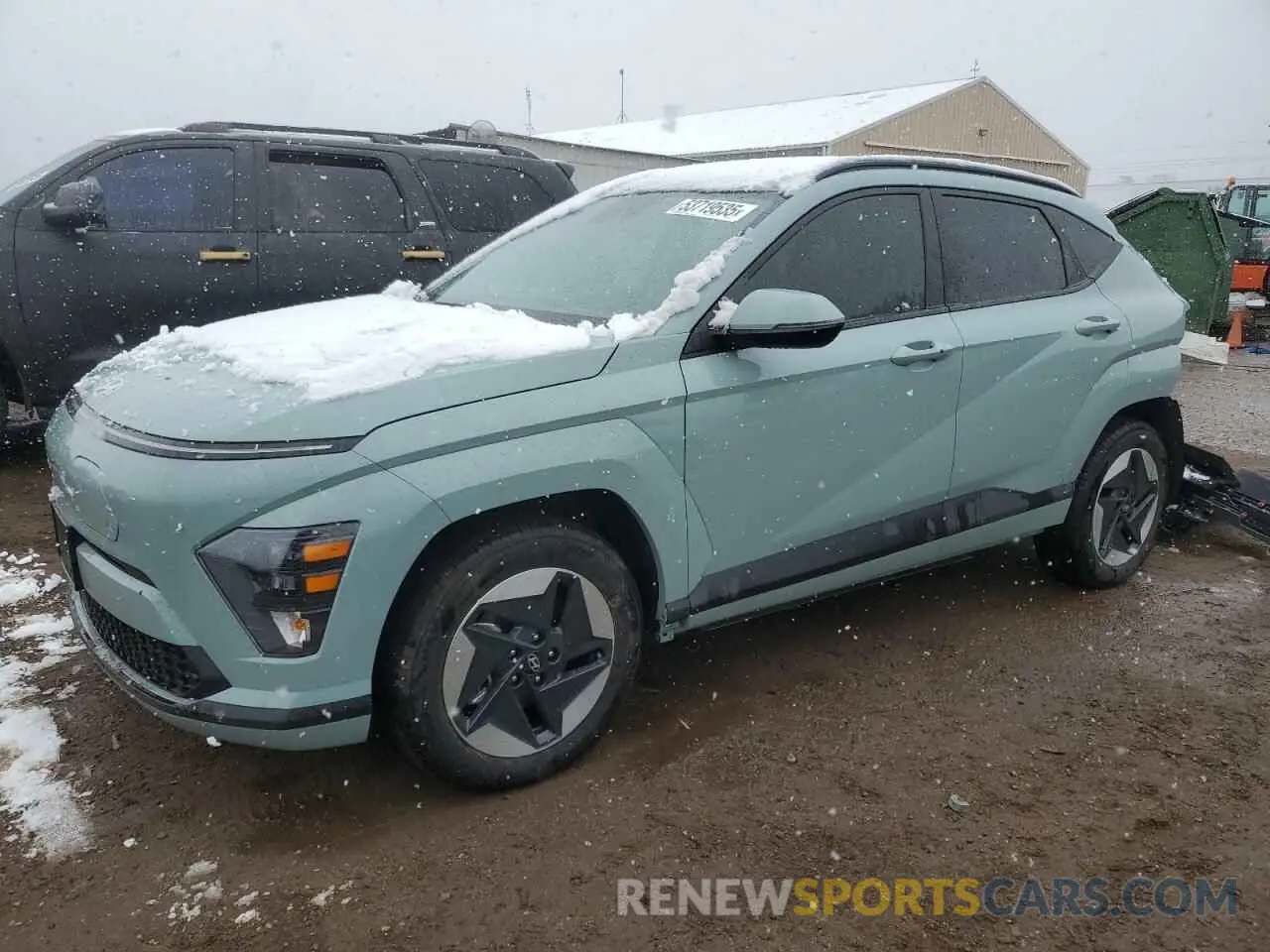 1 Photograph of a damaged car KM8HC3A66RU017501 HYUNDAI KONA 2024