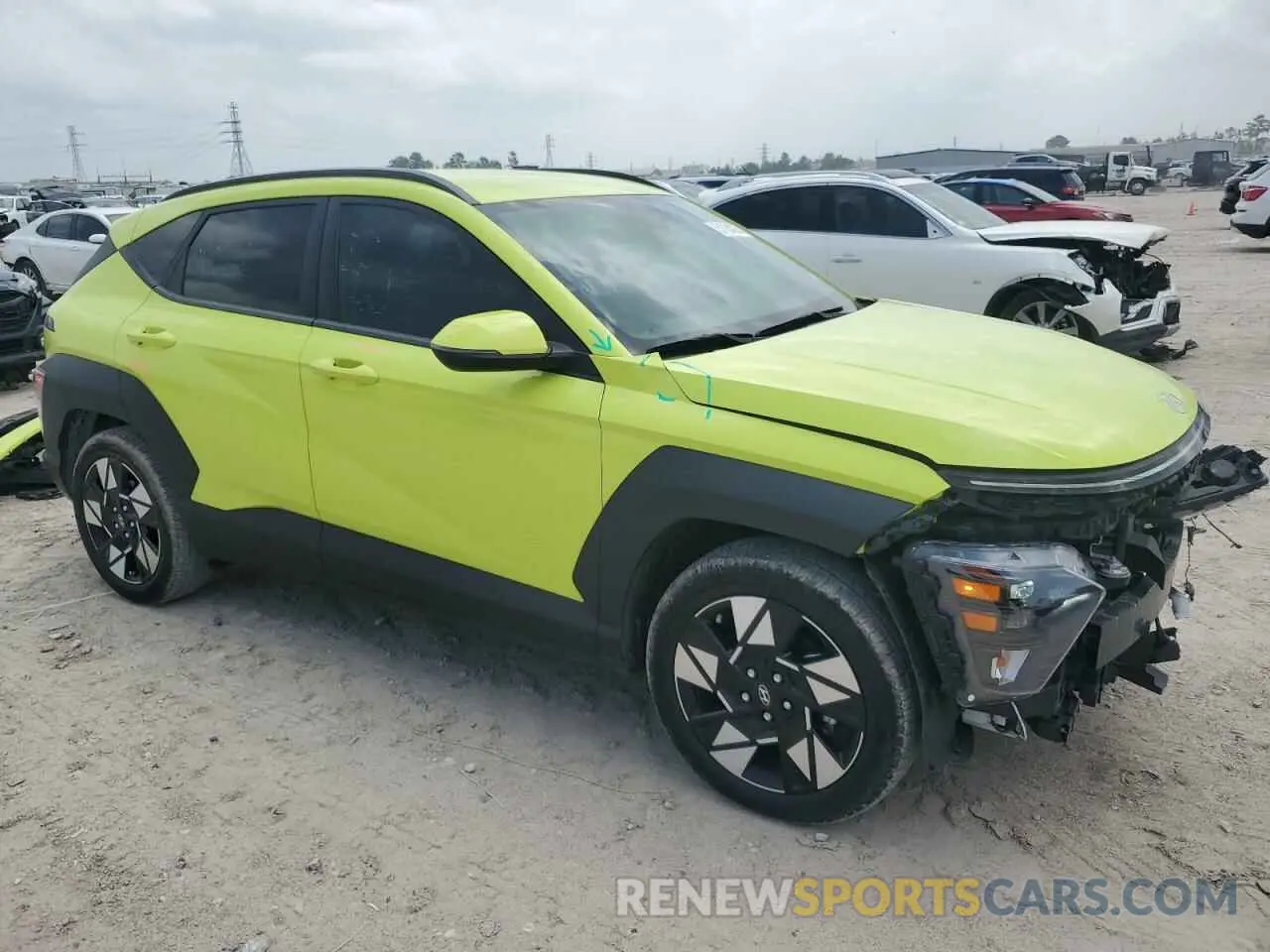 4 Фотография поврежденного автомобиля KM8HC3AB2RU056583 HYUNDAI KONA 2024