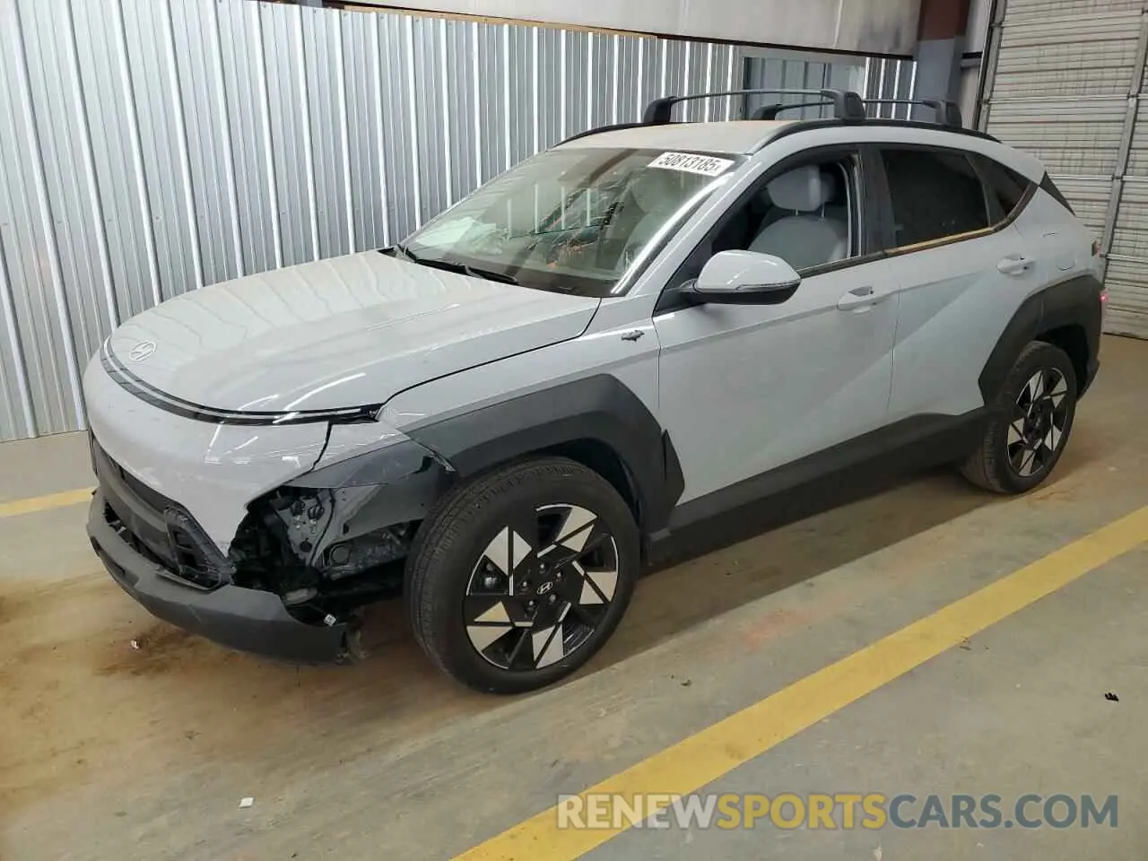 1 Photograph of a damaged car KM8HC3AB2RU183348 HYUNDAI KONA 2024