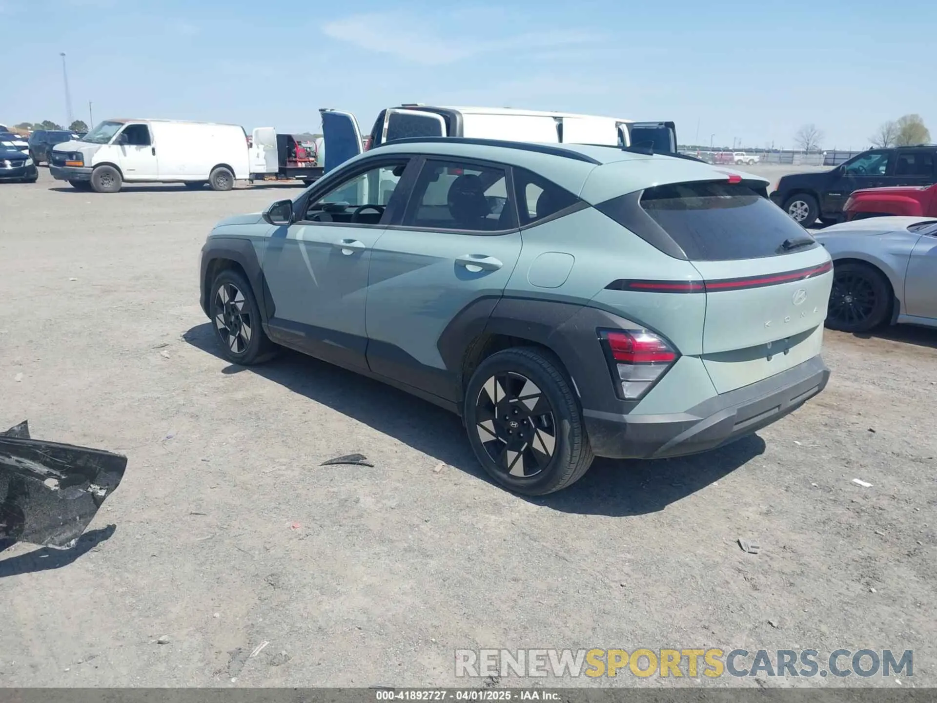 3 Фотография поврежденного автомобиля KM8HC3AB4RU082523 HYUNDAI KONA 2024