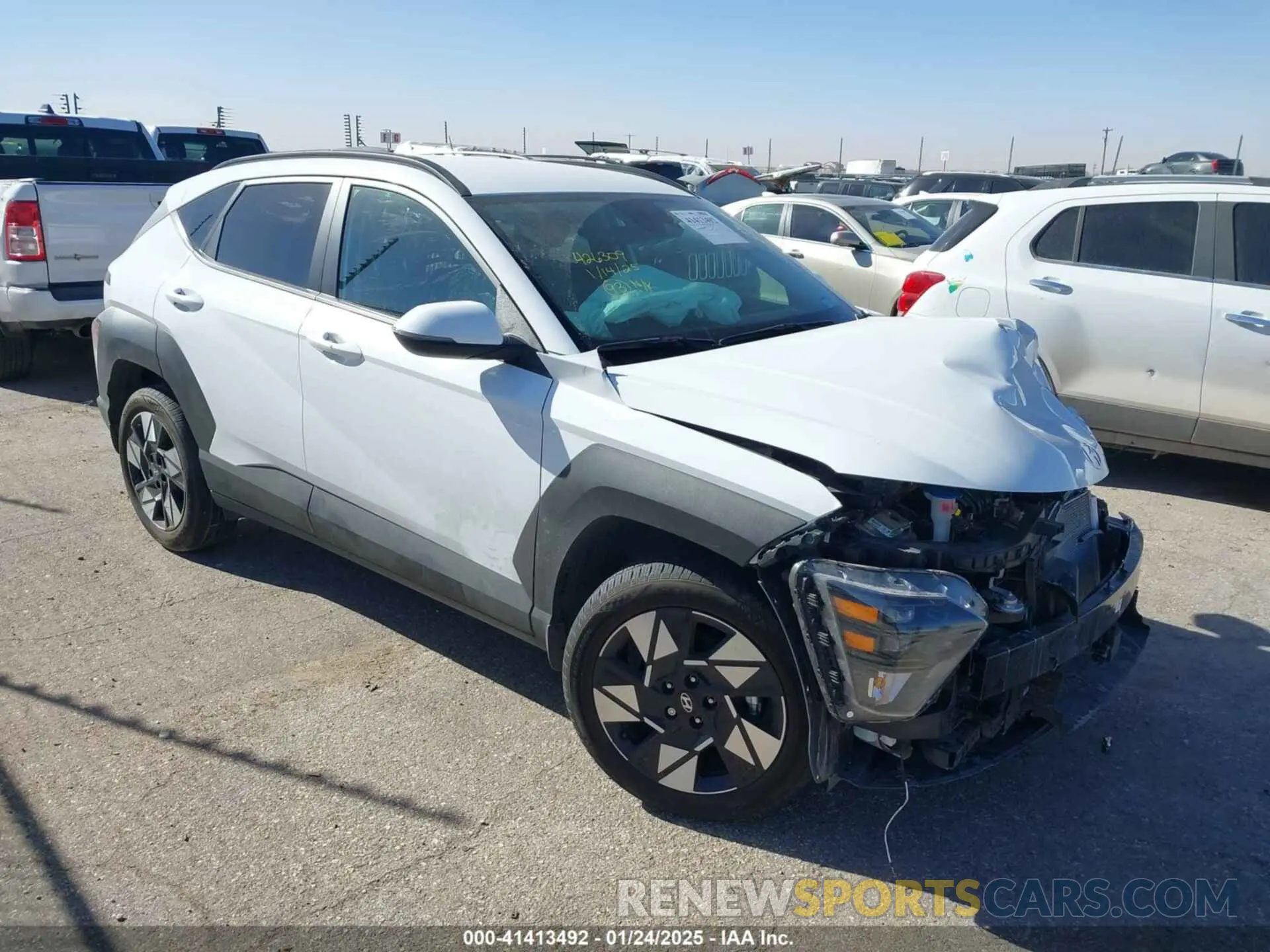 1 Фотография поврежденного автомобиля KM8HC3AB5RU143863 HYUNDAI KONA 2024