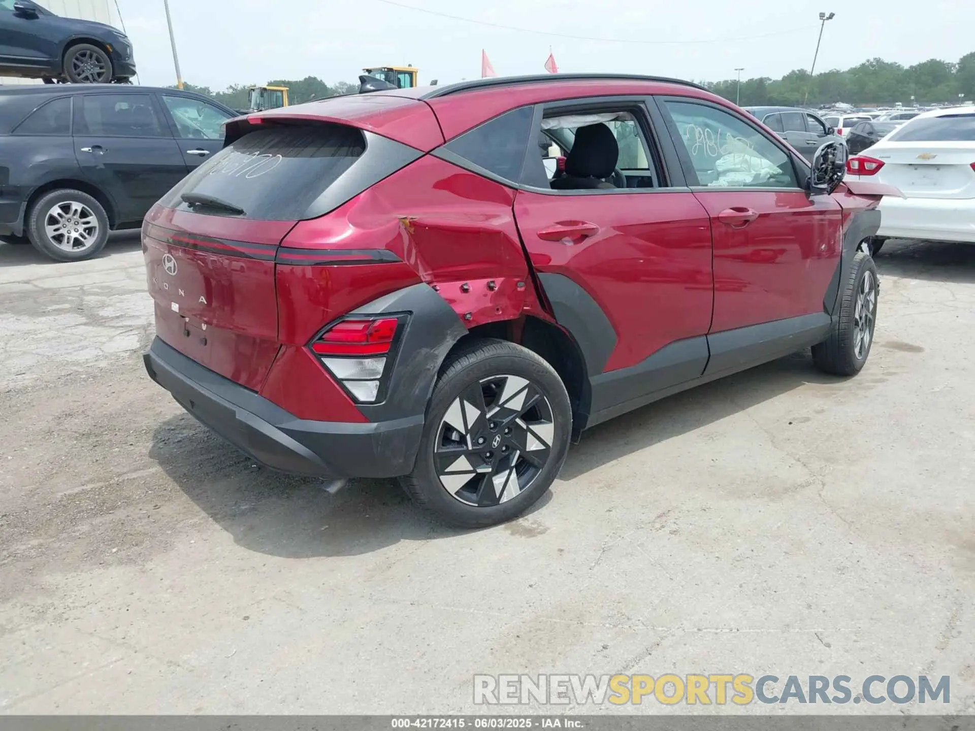 4 Photograph of a damaged car KM8HC3AB6RU149851 HYUNDAI KONA 2024