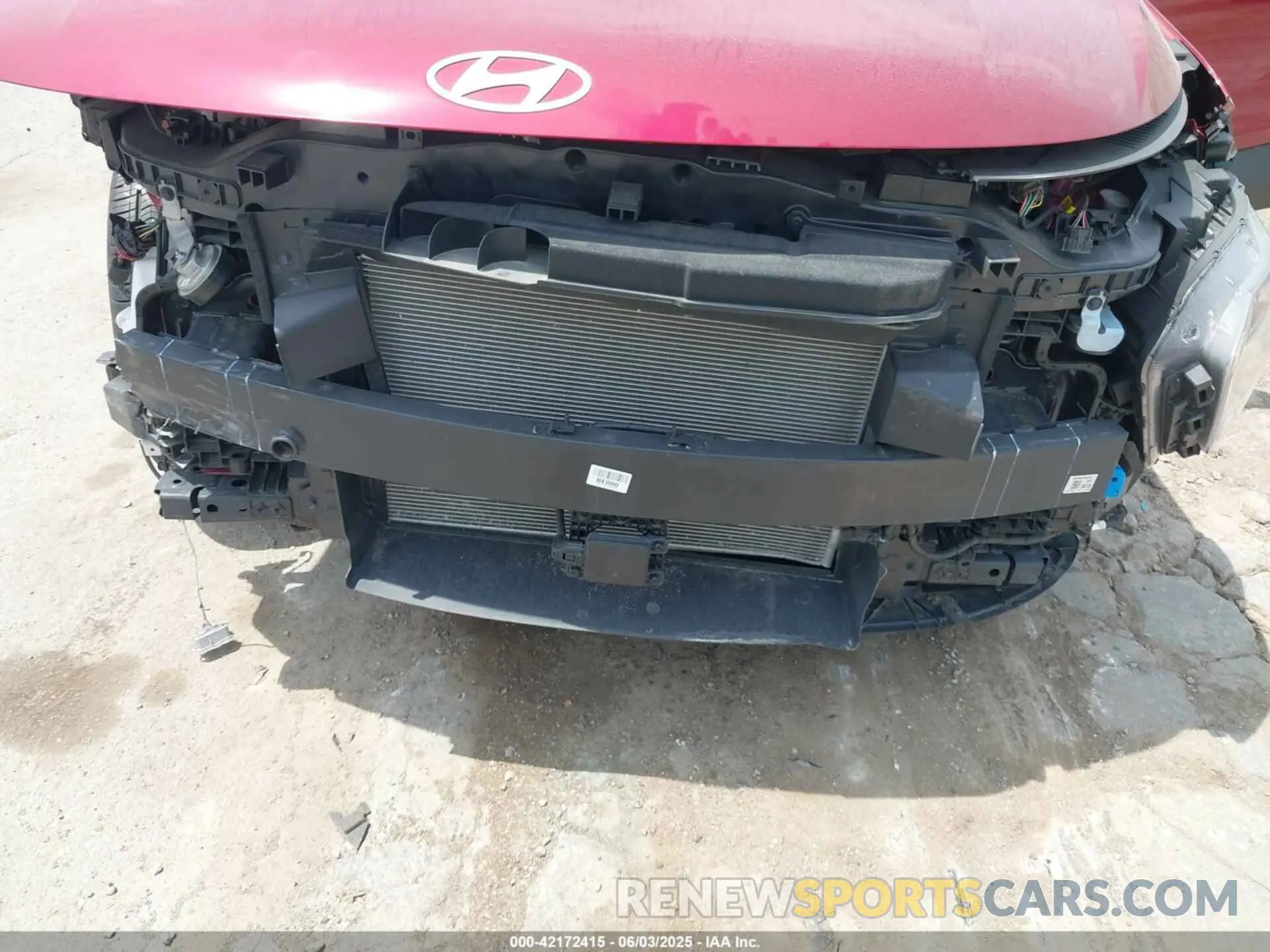 6 Photograph of a damaged car KM8HC3AB6RU149851 HYUNDAI KONA 2024