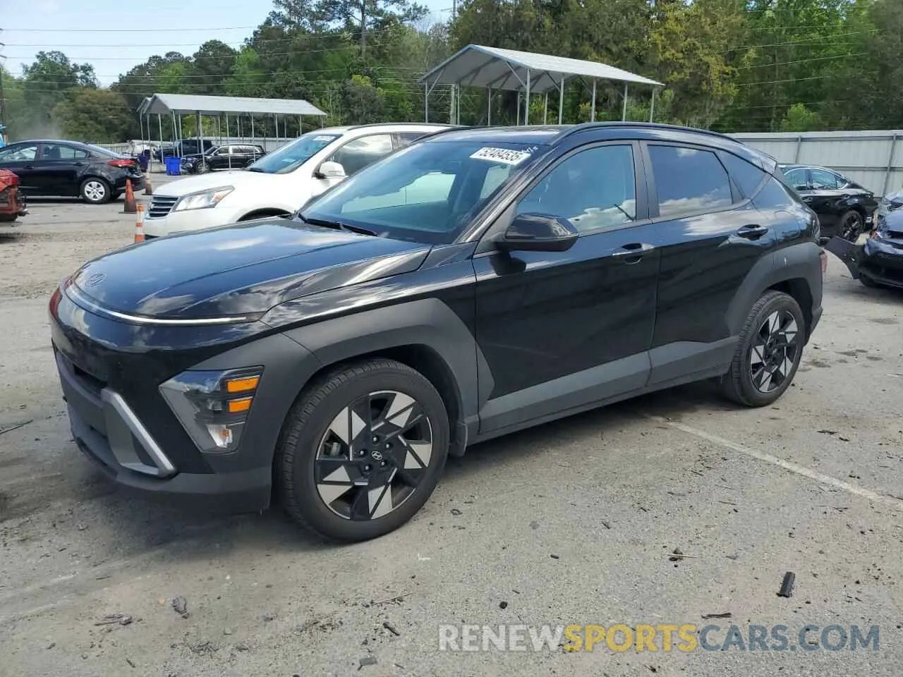 1 Photograph of a damaged car KM8HC3AB7RU055719 HYUNDAI KONA 2024