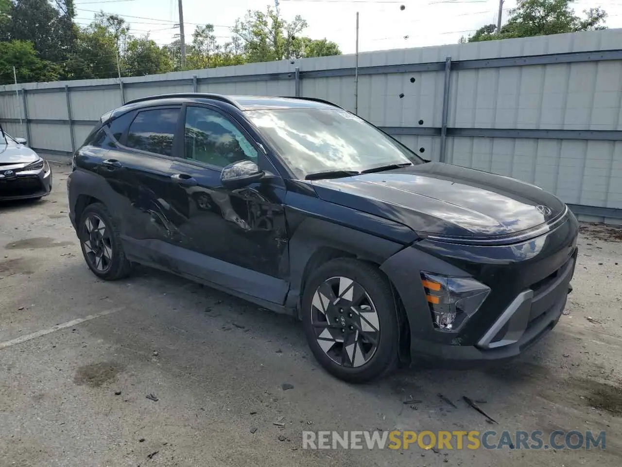 4 Photograph of a damaged car KM8HC3AB7RU055719 HYUNDAI KONA 2024