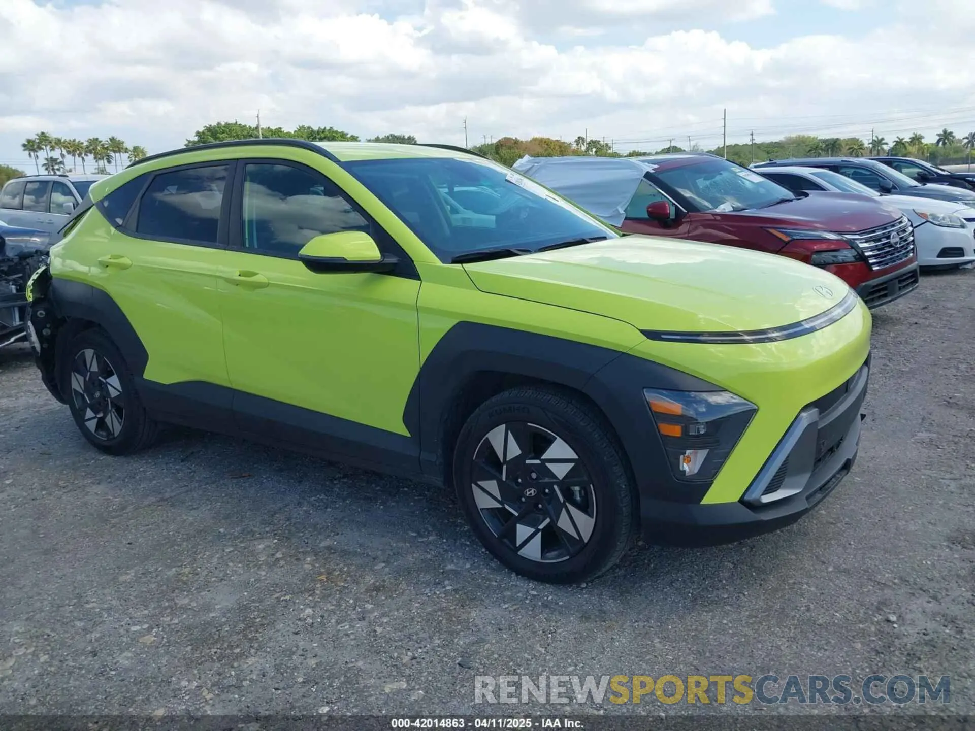 1 Photograph of a damaged car KM8HC3ABXRU114391 HYUNDAI KONA 2024