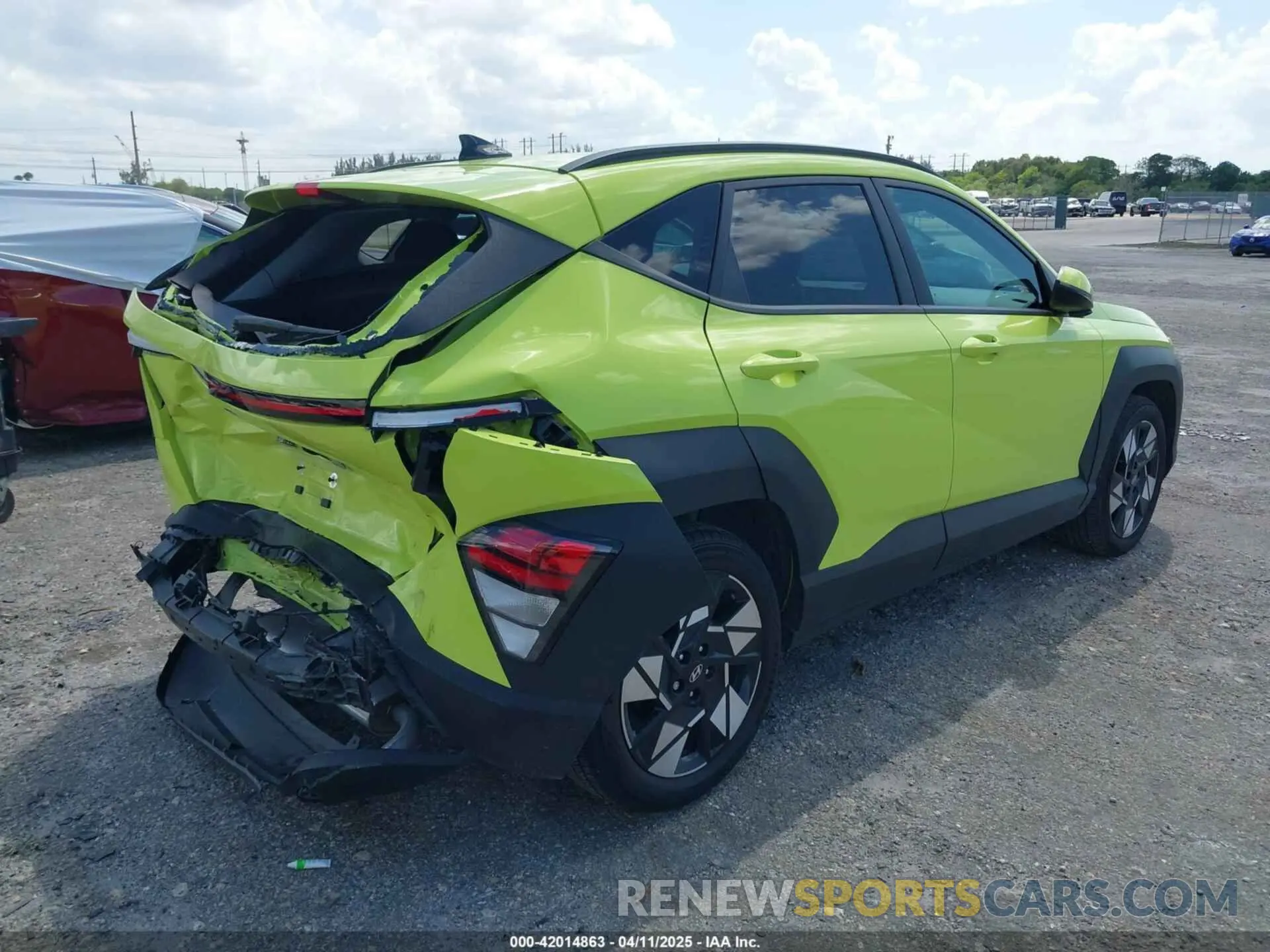 4 Photograph of a damaged car KM8HC3ABXRU114391 HYUNDAI KONA 2024