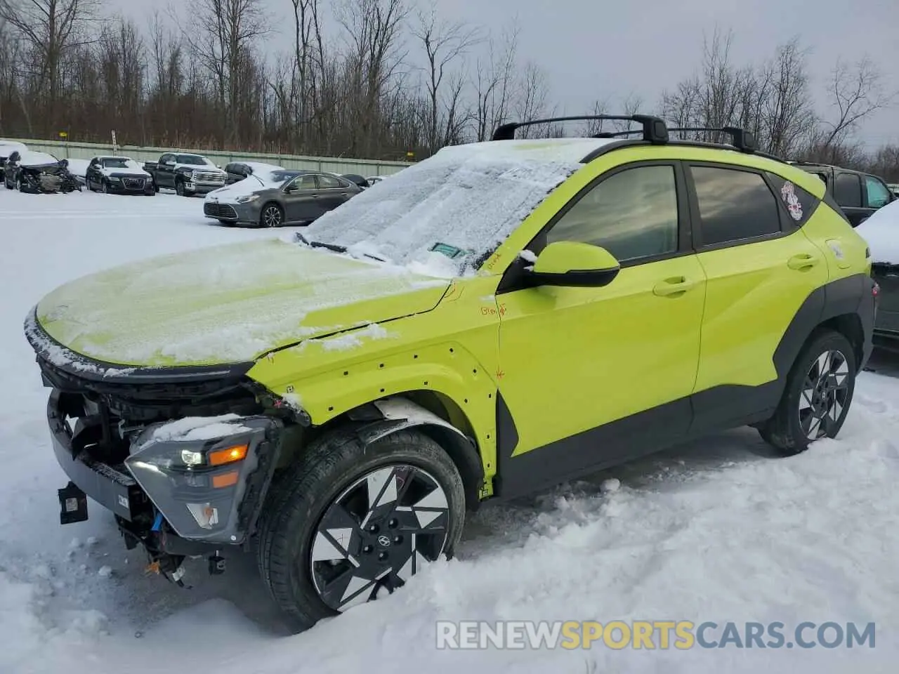 1 Photograph of a damaged car KM8HCCAB0RU072233 HYUNDAI KONA 2024