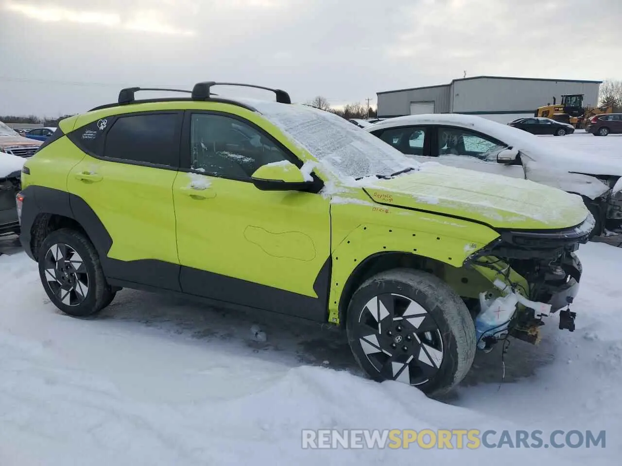 4 Photograph of a damaged car KM8HCCAB0RU072233 HYUNDAI KONA 2024