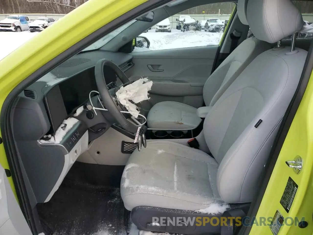 7 Photograph of a damaged car KM8HCCAB0RU072233 HYUNDAI KONA 2024