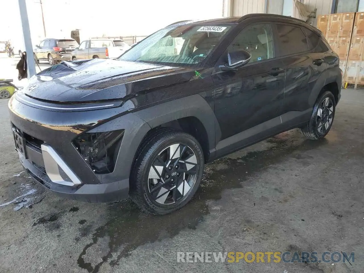 1 Photograph of a damaged car KM8HCCAB2RU079135 HYUNDAI KONA 2024