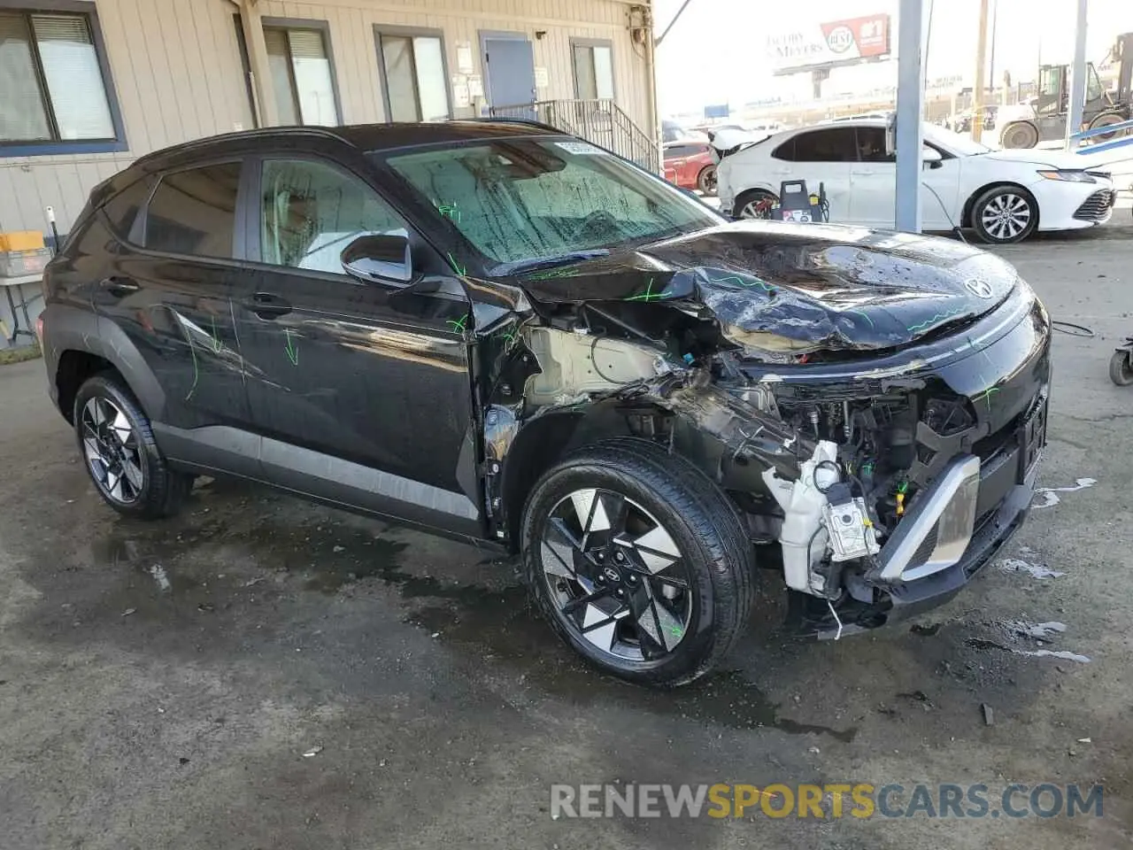 4 Photograph of a damaged car KM8HCCAB2RU079135 HYUNDAI KONA 2024