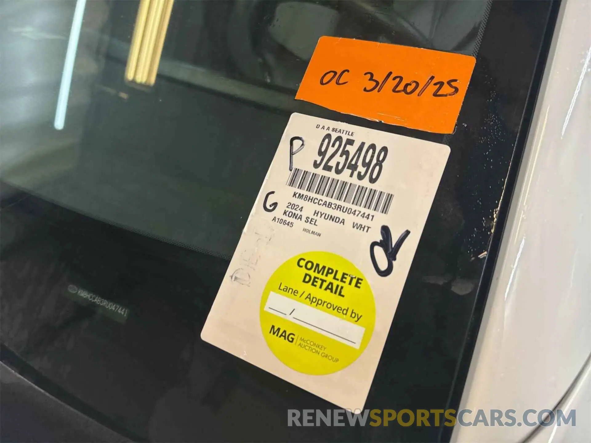 12 Photograph of a damaged car KM8HCCAB3RU047441 HYUNDAI KONA 2024