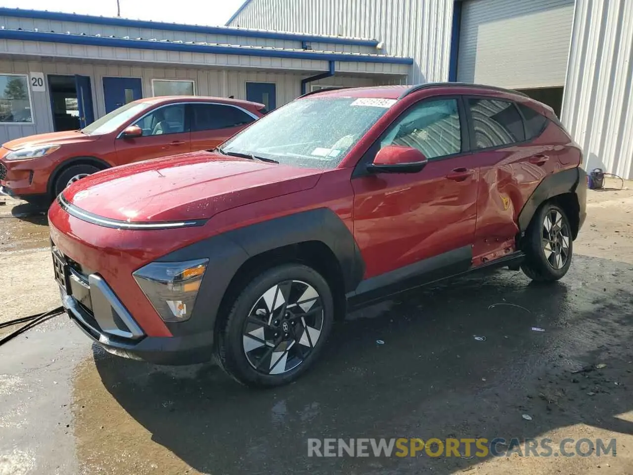 1 Photograph of a damaged car KM8HCCAB4RU047092 HYUNDAI KONA 2024