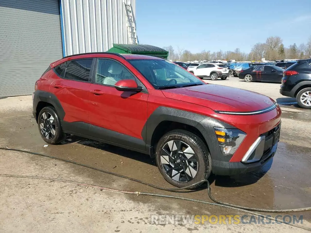 4 Photograph of a damaged car KM8HCCAB4RU047092 HYUNDAI KONA 2024
