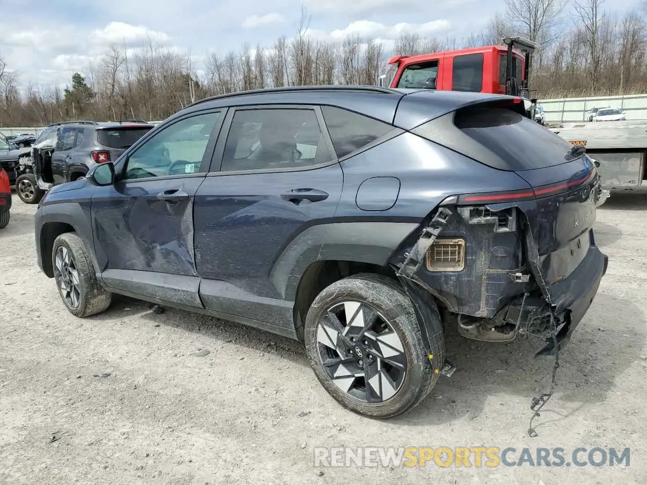 2 Фотография поврежденного автомобиля KM8HCCAB7RU104076 HYUNDAI KONA 2024