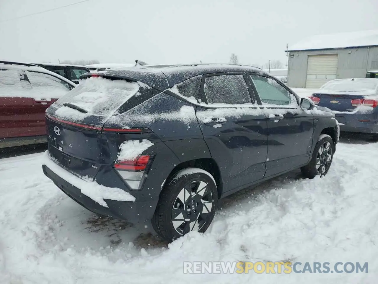 3 Photograph of a damaged car KM8HCCAB8RU109366 HYUNDAI KONA 2024