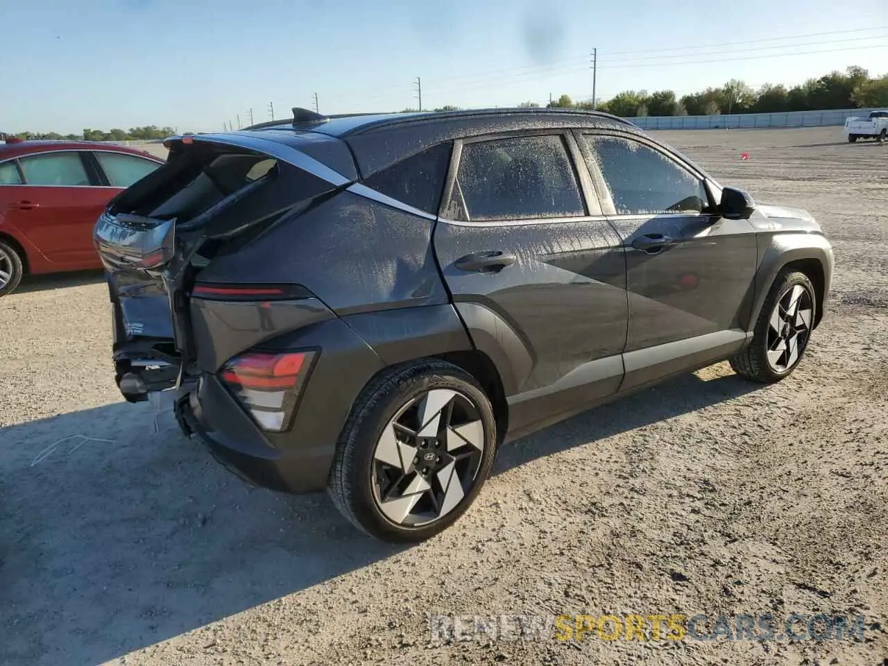 3 Photograph of a damaged car KM8HE3A30RU085373 HYUNDAI KONA 2024