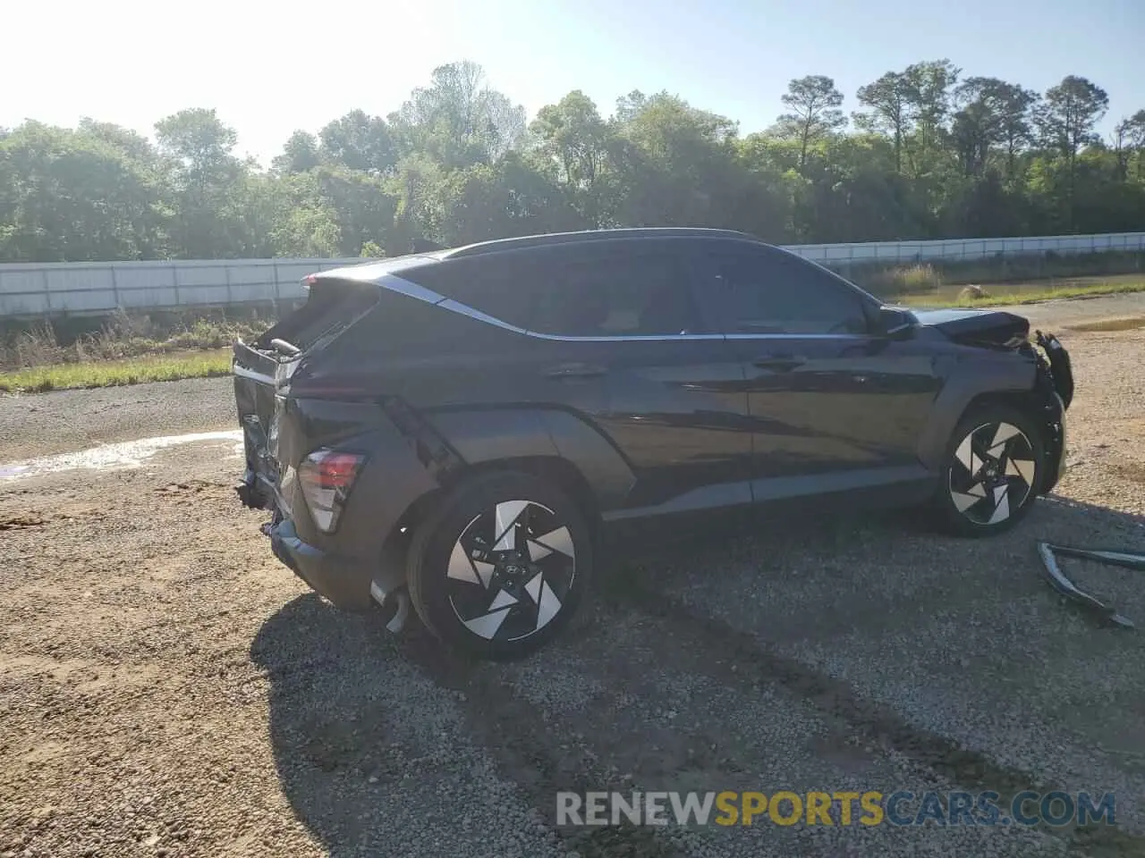 3 Photograph of a damaged car KM8HE3A31RU094678 HYUNDAI KONA 2024