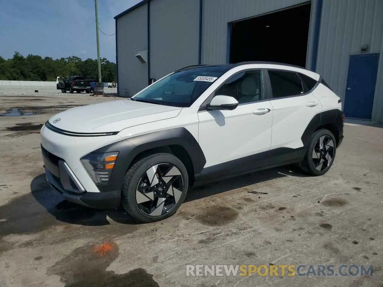 1 Photograph of a damaged car KM8HE3A34RU120786 HYUNDAI KONA 2024